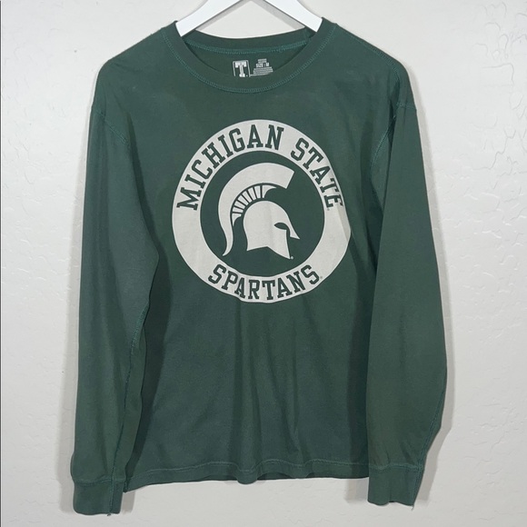 T University Tops - Michigan State Spartans Long Sleeve Shirt M